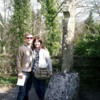 TJ &amp; Tisha at the High Cross, located on the grounds of Kinnitty Castle, Ireland