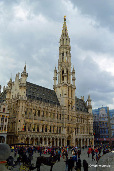 The magnificent Brussels Town Hall.