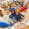 Canoeing Low Force, River Tees