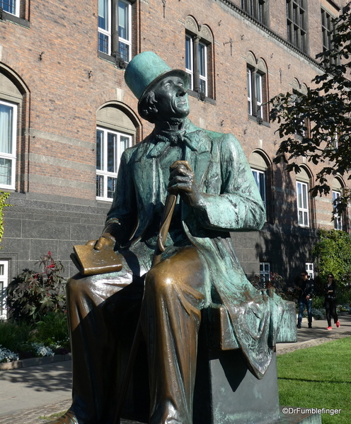 January 13, 2020: Statue of Hans Christian Andersen, Copenhagen ...