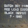 Dutch Boy Lead Paint Sign