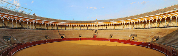 Plaza_de_Toros_de_la_Real_Maestranza_-_Sevilla. Courtesy Wikimedia and Harlock20