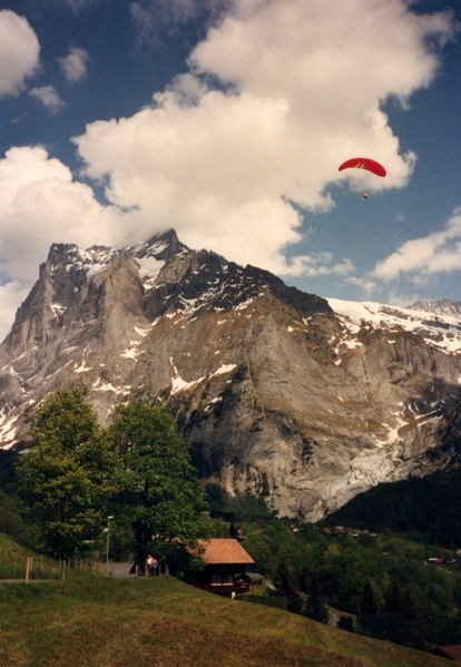 Hang Glider Eiger Background #2