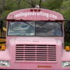 pink bus