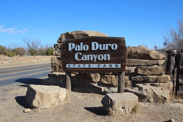 Palo Duro Canyon Park - Sign