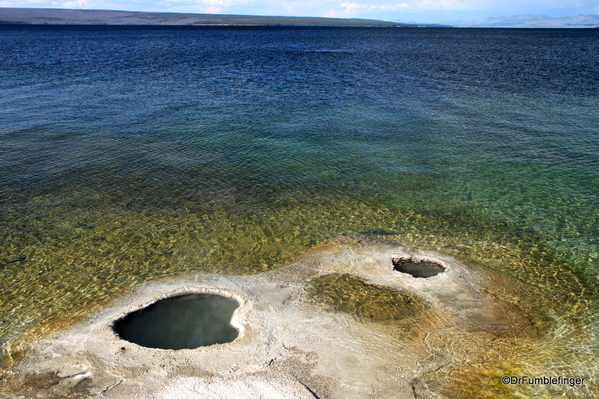 18 West Thumb lakeshore geyser