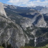 Half Dome, Vernal Falls and Nevada Falls, Yosemite National Park
