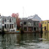 Floating homes, Burrard Inlet, Vancouver, British Columbia