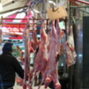 You can also buy other cuts of meat at the Catania fish market, like these lambs