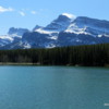 Mt Rundle, viewed from Johnson Lake, Banff National Park