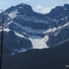 Remnant glacier, Cascade Mountain, Banff National Park