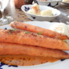 Roast Carrots with Mustard  Ice Cream