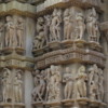 Some of the sculpted details from the Temples of Khajuraho