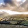 Early morning in Swaledale, Muker North Yorkshire, from Kisdon Fell.