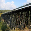 Kuskulana River Bridge, crossed on the road to McCarthy, Wrangell-St. Elias National Park