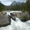 Kicking Horse River roaring with spring thaw, Yoho National Park