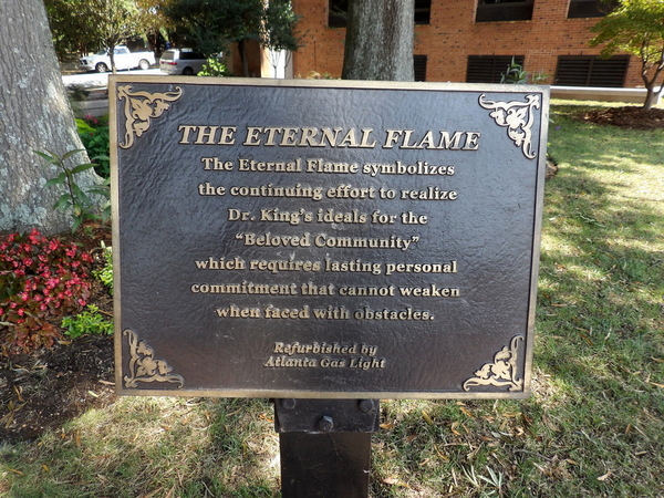 Eternal Flame Plaque