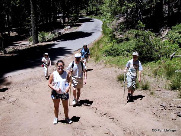 Hiking in Mariposa Grove,Yosemite National Park