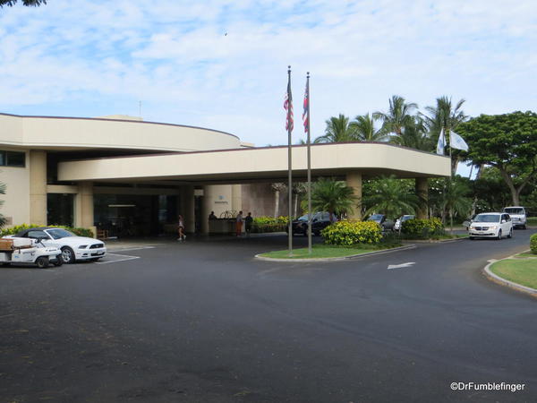 Main entrance of the Hapuna Beach Prince Resort