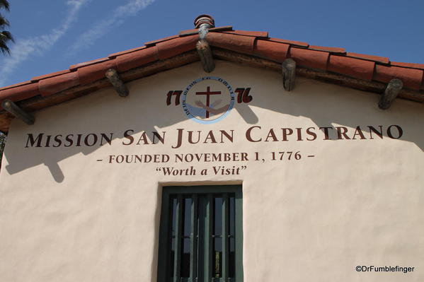 Mission San Juan Capistrano. Entrance