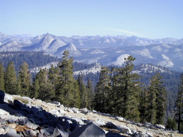 Ostrander Lake trail. View east