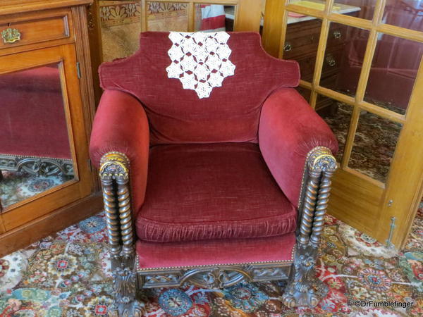 Chair, Front bedroom, Steinbeck House, Salinas, California