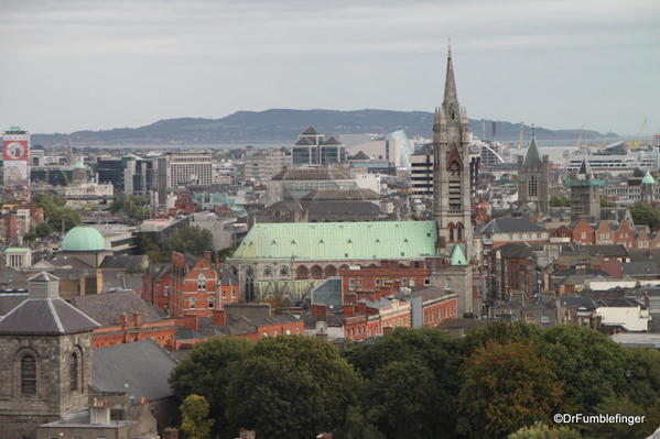 Guinness Storehouse. Views of Dublin from the Gravity Bar