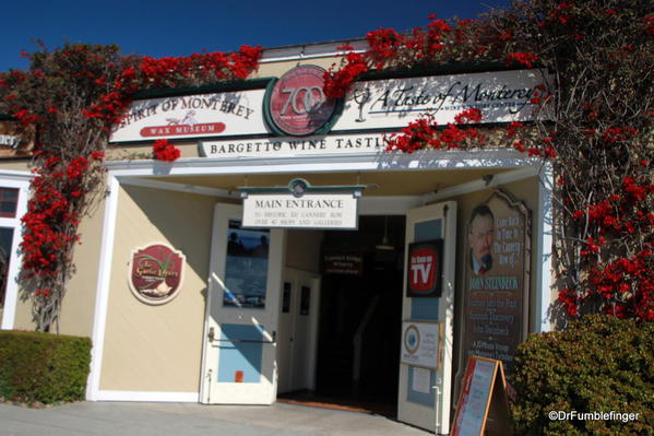 Shops adjoining Steinbeck plaza, Cannery Row