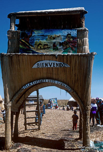 Watchtower, Uros Island, Lake Titicaca