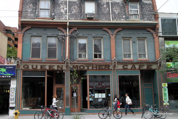 Signs of Toronto, Queen Street. Queen Mother Cafe