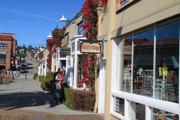 Shops adjoining Steinbeck plaza, Cannery Row