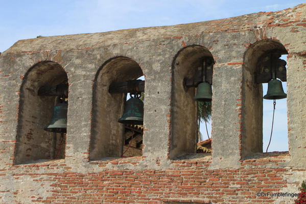 Mission San Juan Capistrano. Bell Wall