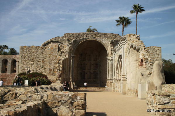 Mission San Juan Capistrano. Great Stone church