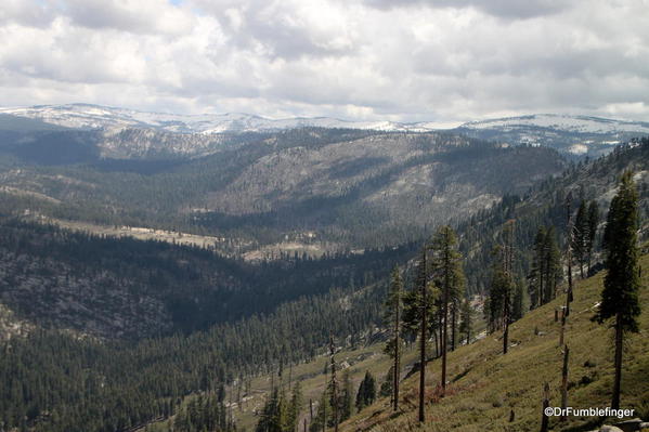 Clark Range viewed from Glacier Point, Yosemite NP