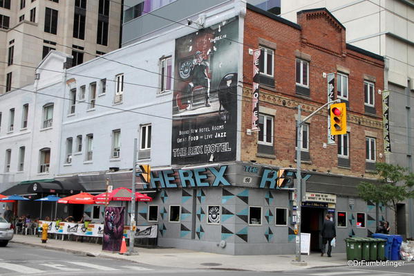 Signs of Toronto, Queen Street. Rex Hotel