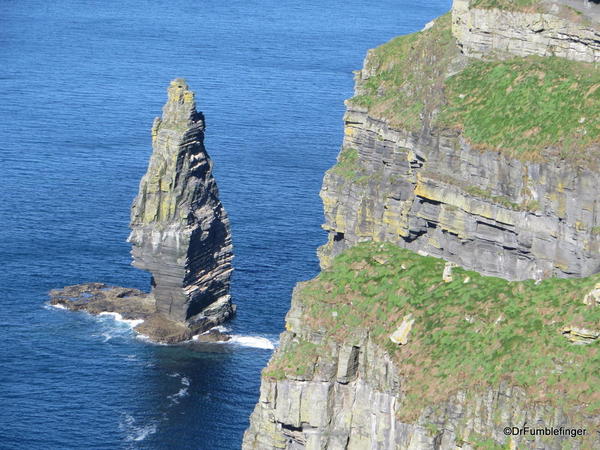 Cliffs of Moher. Branaunmore Rock just off O