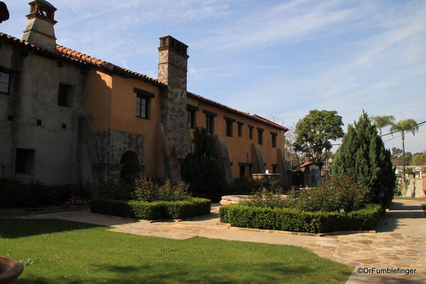 Mission San Juan Capistrano. Outside of Serra Chapel