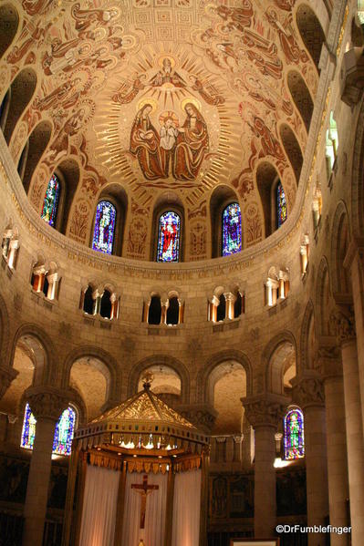 Interior, St. Anne de Beaupre basilica