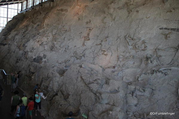 Dinosaur National Monument. Fossil Bone quarry site