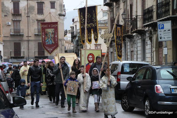 Religious procession, Palermo