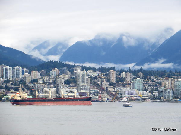 View of North Vancouver from Canada Place