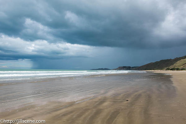 1). Our first stop, Makorori Beach, near Gisborne