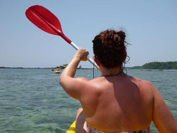 13. Kayaking at Dusita Resort, Kohn Kod, Thailand