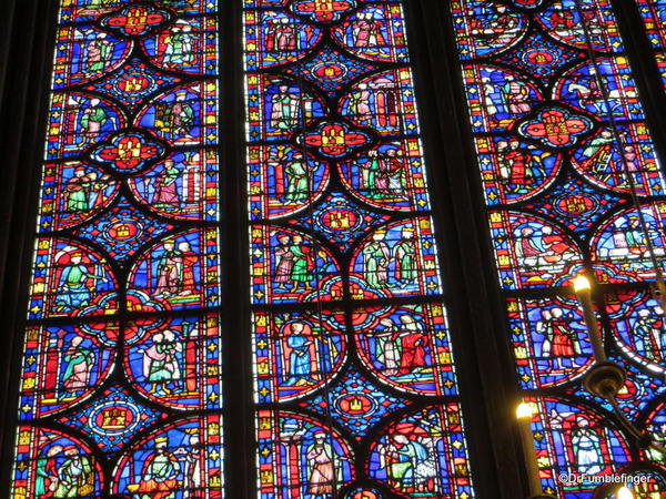 Details of the stained glass, Sainte-Chapelle