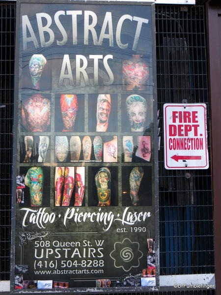 Signs of Toronto. Tattoo parlor