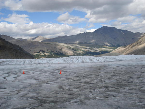 The surface of the Glacier, Columbia Icefield