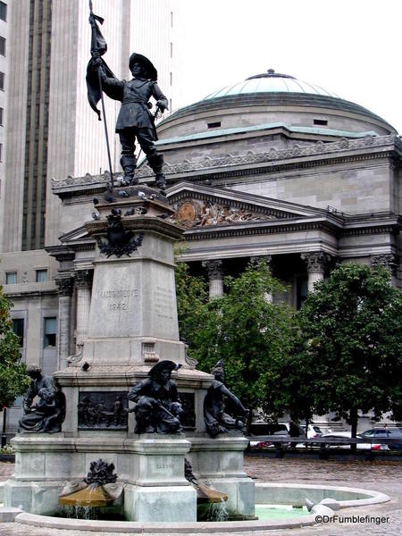 Square outside Notre-Dame Basilica, Montreal