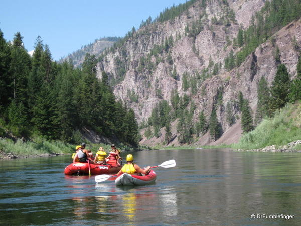 Rafting the Clark Fork River, Montana