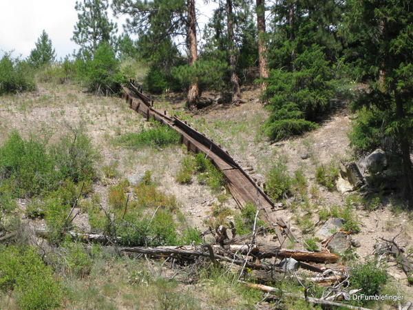 Clark Fork River -- Relic of water chute