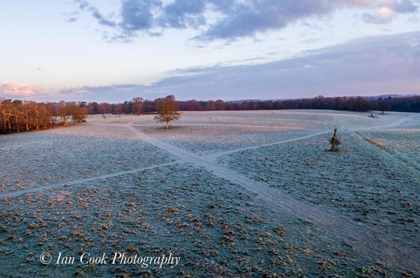 Grounds of Blickling Estate in winter